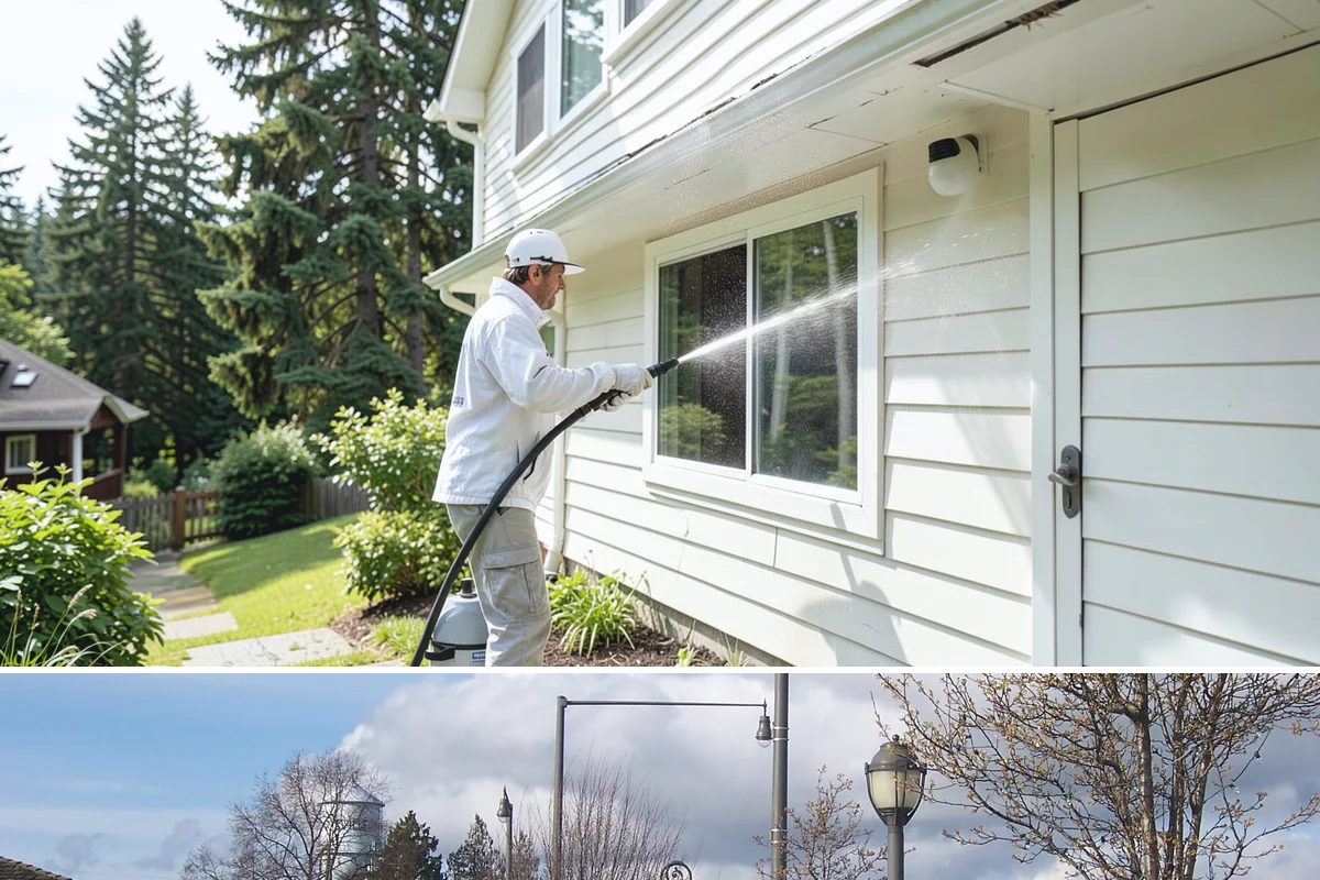 Asphalt Driveway Cleaning in Marysville, Snohomish County, WA - Warm, dry days are best so the porous asphalt can dry fully after cleaning.