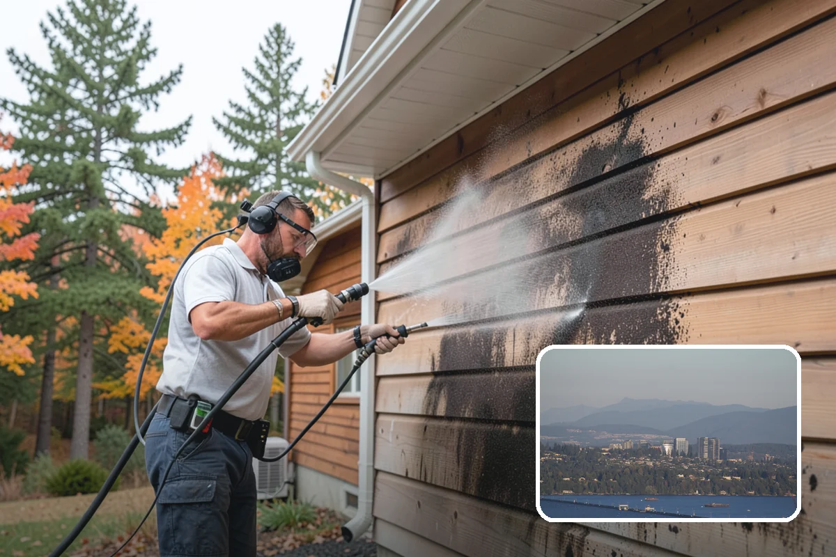 Asphalt Driveway Cleaning in Medina, King County, WA - Cleans without dislodging asphalt aggregate
