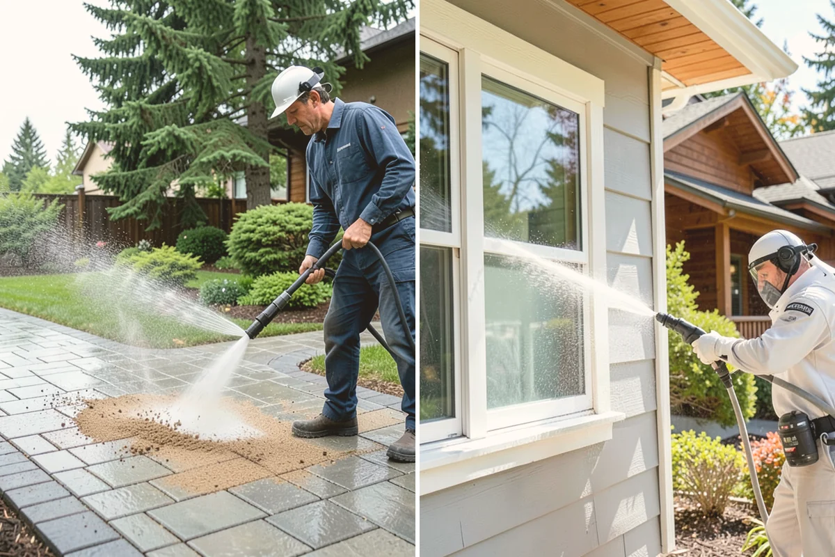 Asphalt Driveway Cleaning in Newcastle, King County, WA - Inspect the asphalt for cracks and loose areas