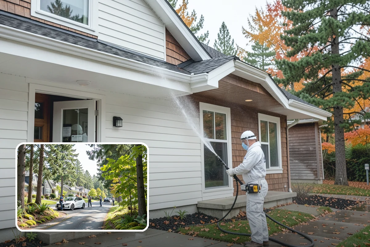 Asphalt Driveway Cleaning in Normandy Park, King County, WA - Cleans without dislodging asphalt aggregate