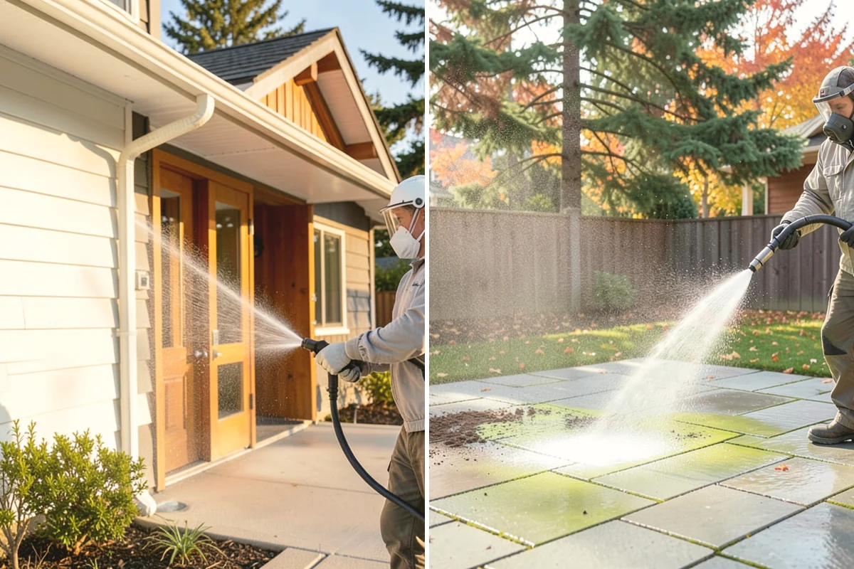 Asphalt Driveway Cleaning in North Bend, King County, WA - Inspect the asphalt for cracks and loose areas