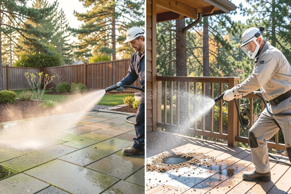 Asphalt Driveway Cleaning in Oak Harbor, Island County, WA - Inspect the asphalt for cracks and loose areas