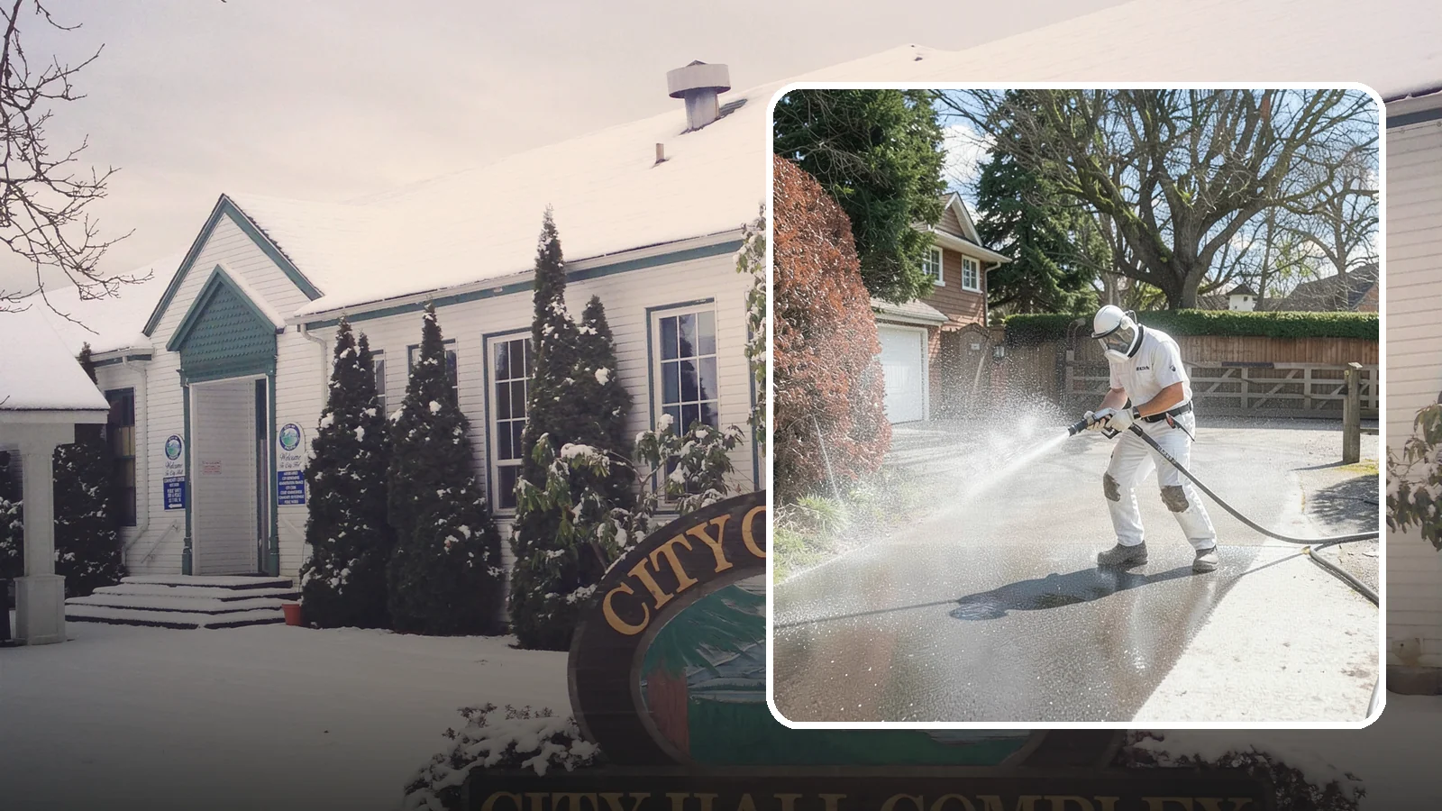 Asphalt Driveway Cleaning in Pacific, King County, WA - Gentle yet effective cleaning for asphalt driveways that removes growth and grime without harming the binder.