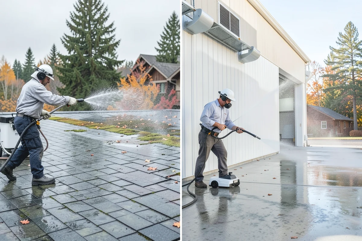 Asphalt Driveway Cleaning in Redmond, King County, WA - Inspect the asphalt for cracks and loose areas