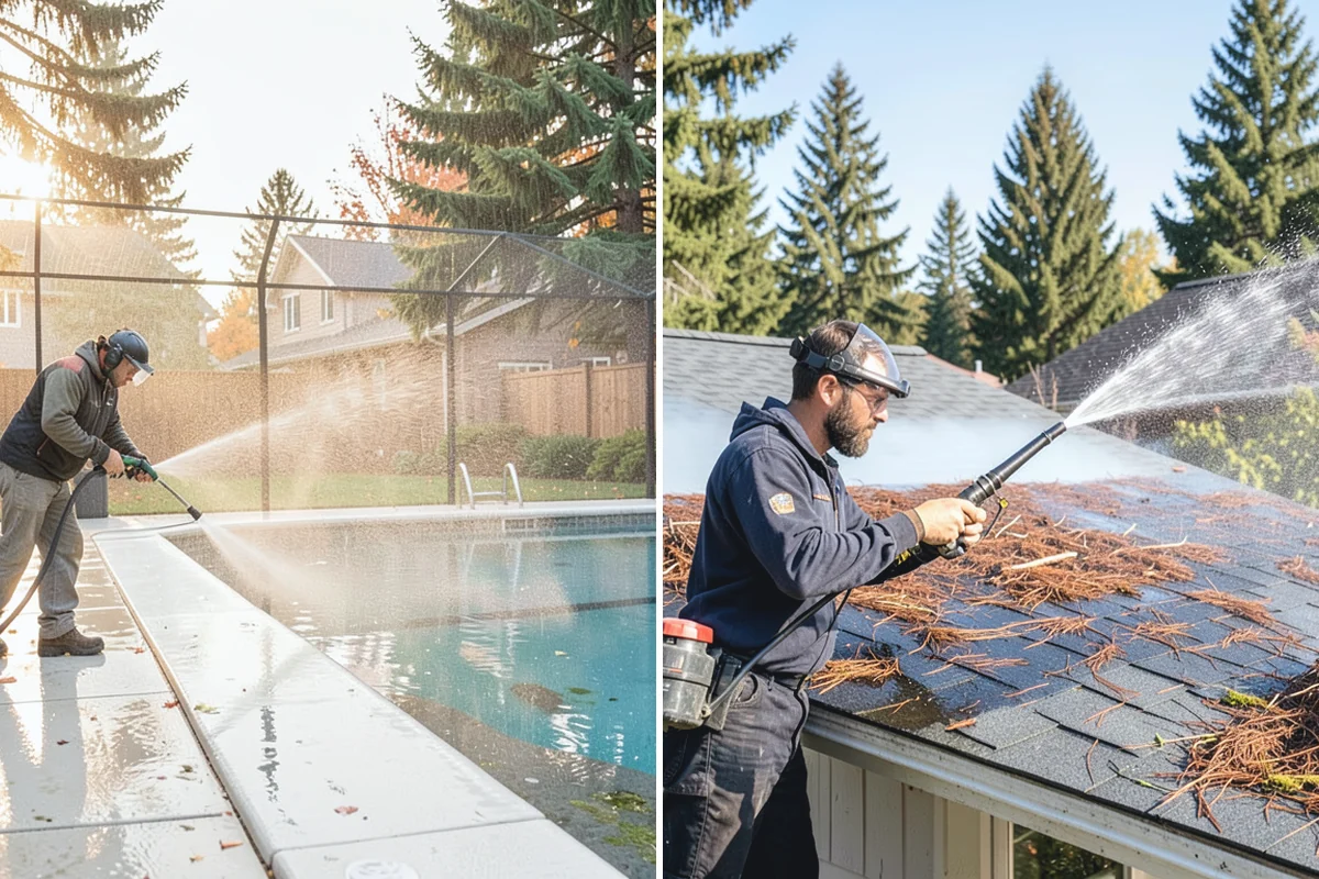 Asphalt Driveway Cleaning in Roy, Pierce County, WA - Inspect the asphalt for cracks and loose areas