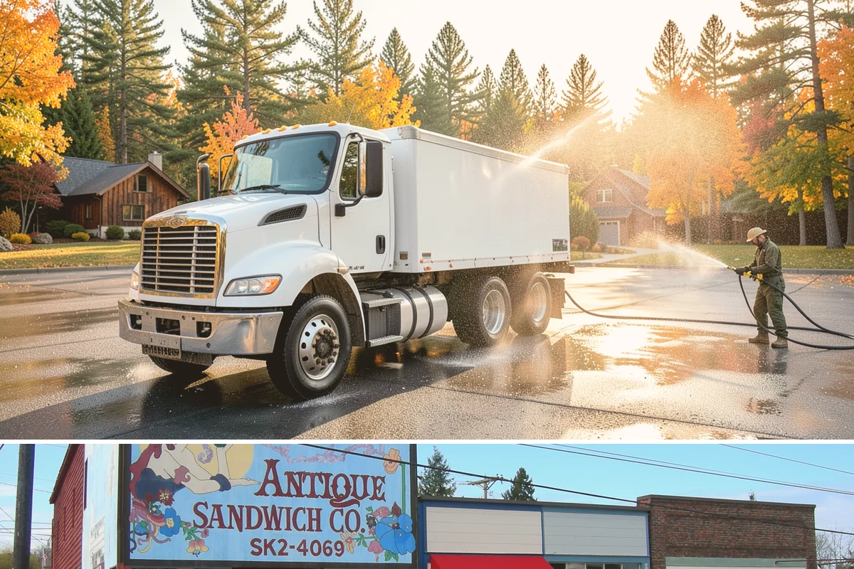 Asphalt Driveway Cleaning in Ruston, Pierce County, WA - Warm, dry days are best so the porous asphalt can dry fully after cleaning.