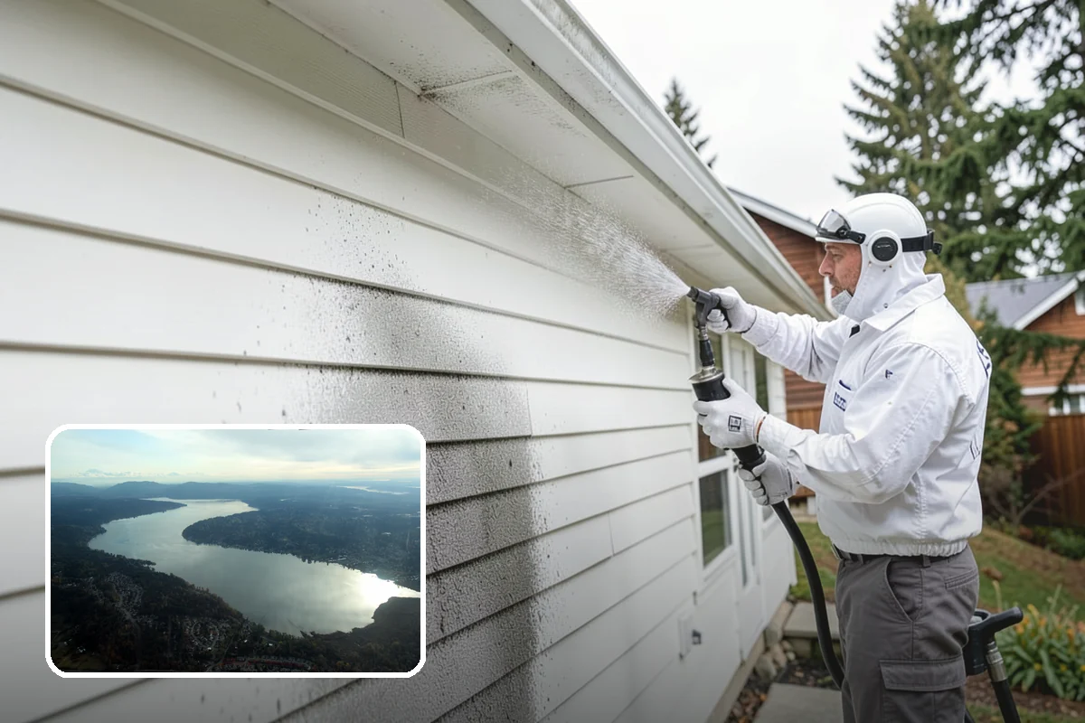 Asphalt Driveway Cleaning in Sammamish, King County, WA - Cleans without dislodging asphalt aggregate