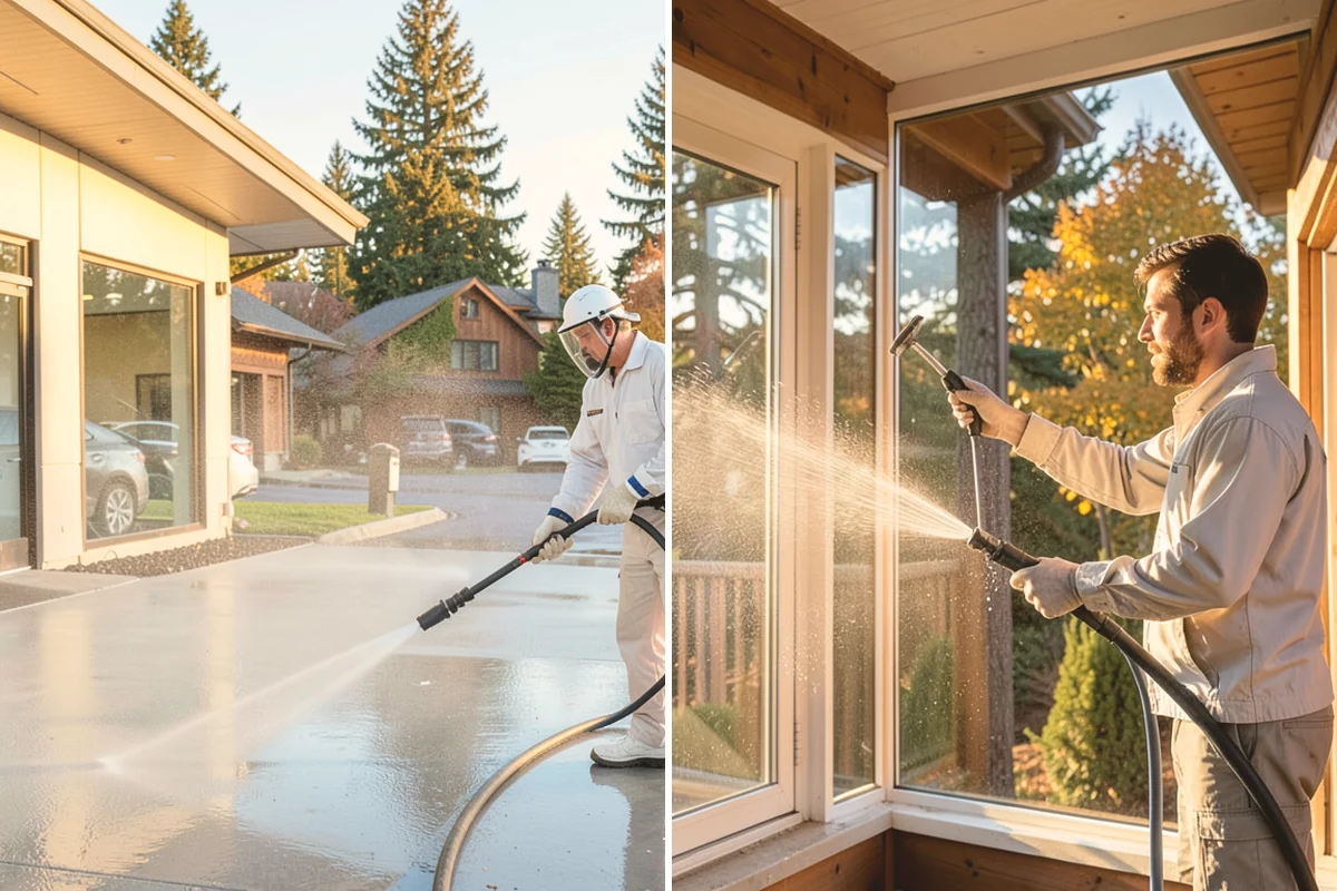 Asphalt Driveway Cleaning in Sammamish, King County, WA - Inspect the asphalt for cracks and loose areas