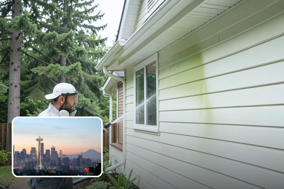 Asphalt Driveway Cleaning in Seattle, King County, WA - Cleans without dislodging asphalt aggregate