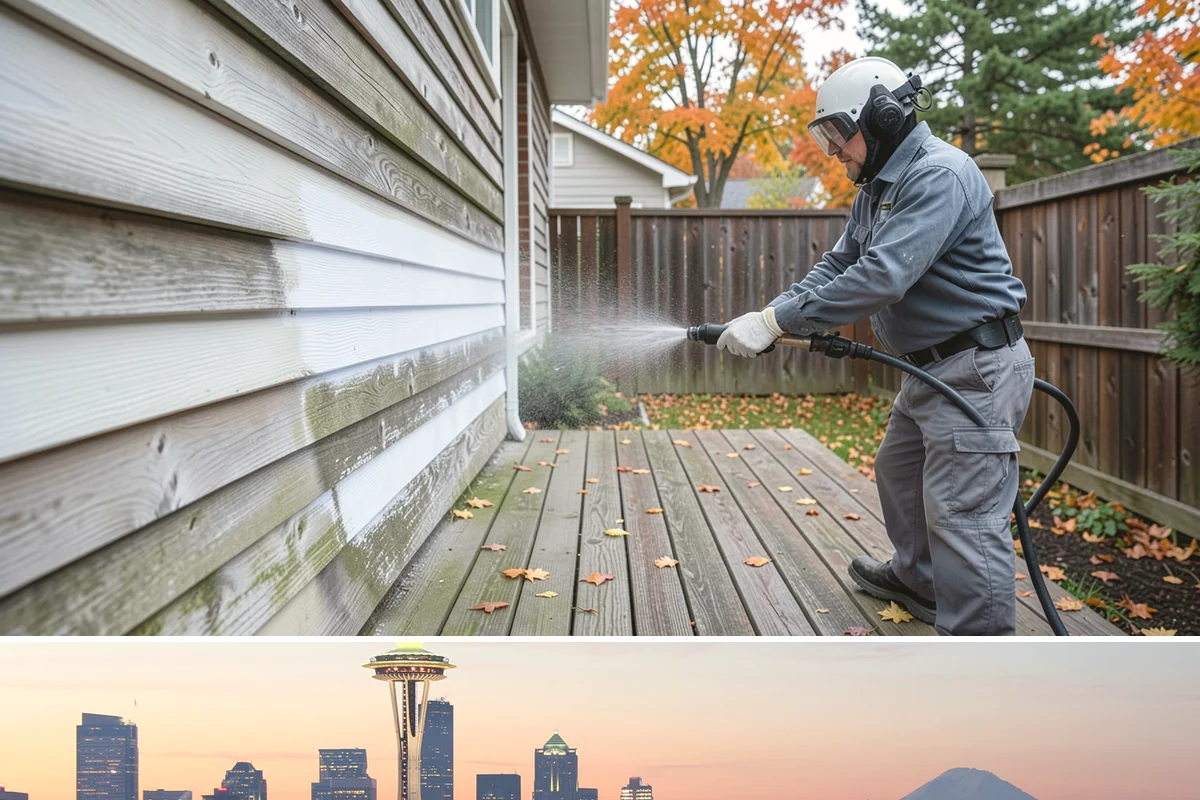 Asphalt Driveway Cleaning in Seattle, King County, WA - Warm, dry days are best so the porous asphalt can dry fully after cleaning.