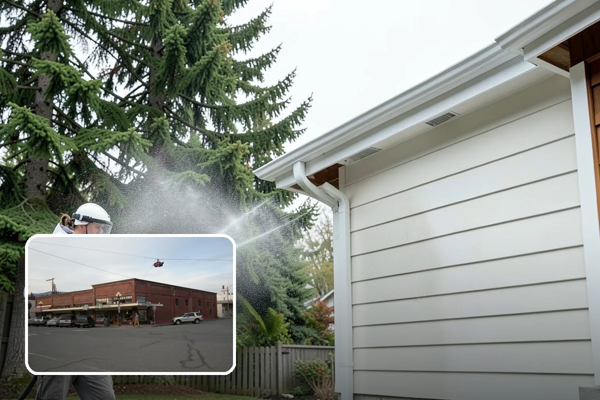 Asphalt Driveway Cleaning in Sedro-Woolley, Skagit County, WA - Cleans without dislodging asphalt aggregate