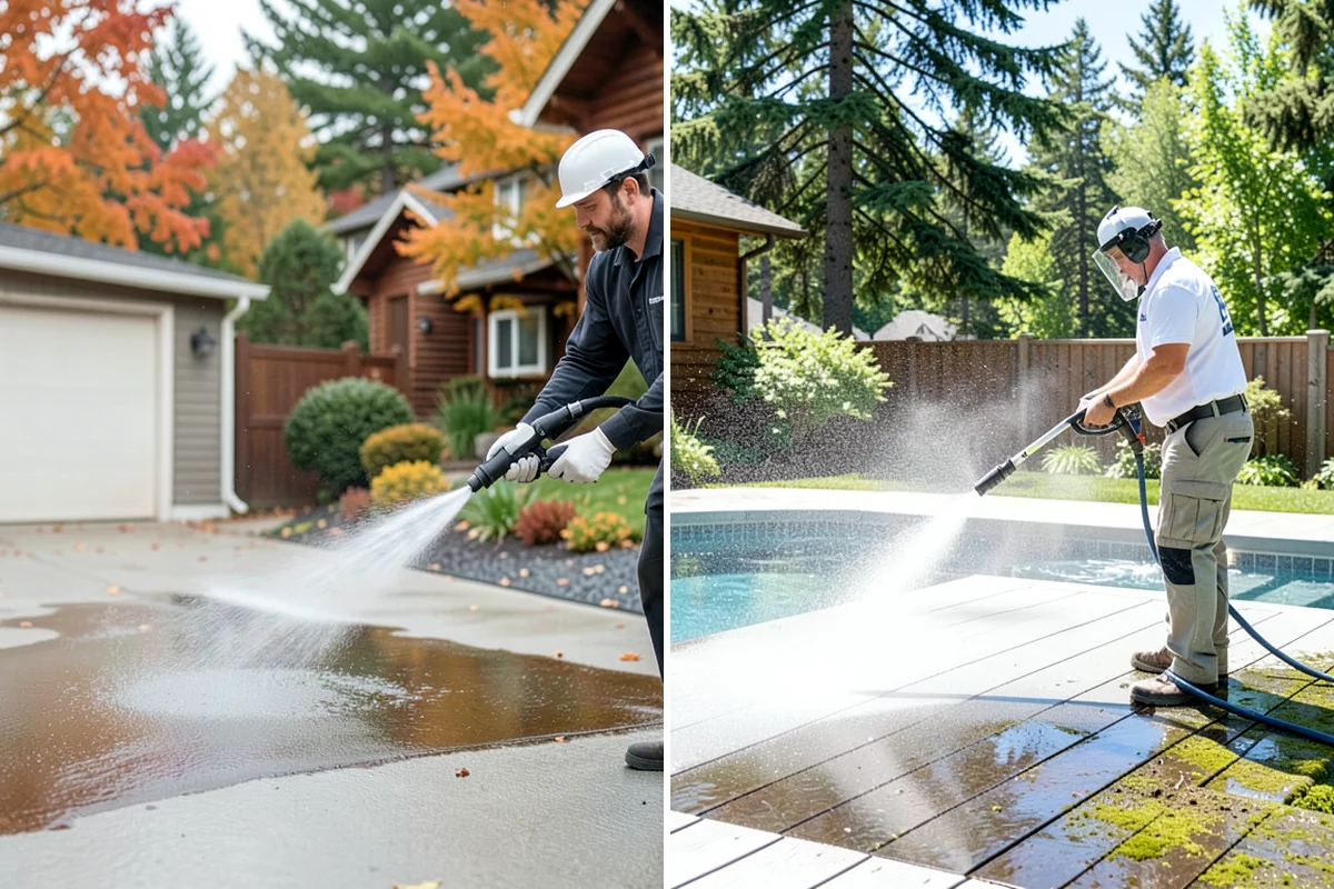 Asphalt Driveway Cleaning in Sedro-Woolley, Skagit County, WA - Inspect the asphalt for cracks and loose areas