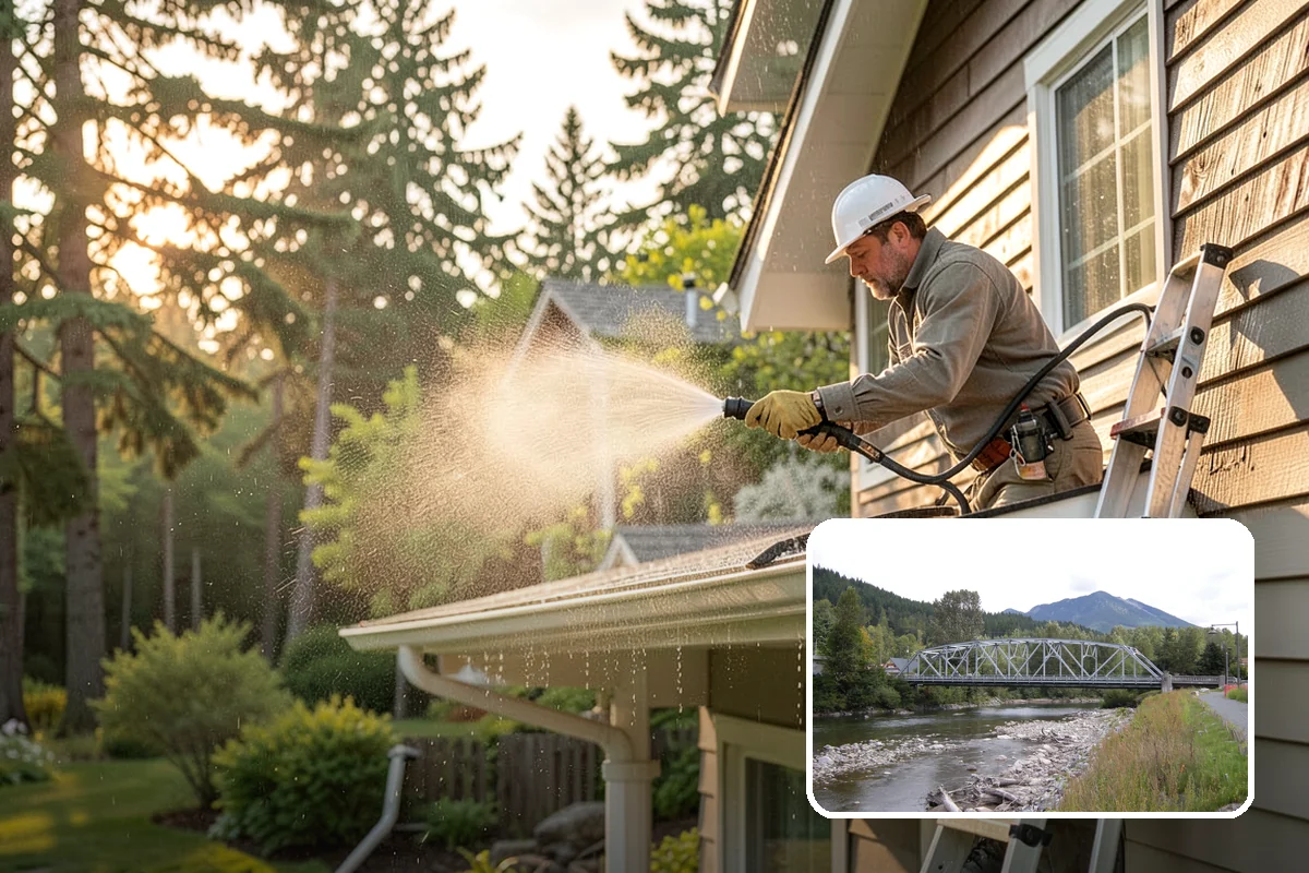Asphalt Driveway Cleaning in Skykomish, King County, WA - Cleans without dislodging asphalt aggregate