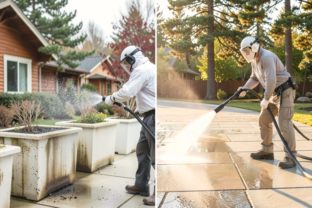 Asphalt Driveway Cleaning in Steilacoom, Pierce County, WA - Inspect the asphalt for cracks and loose areas