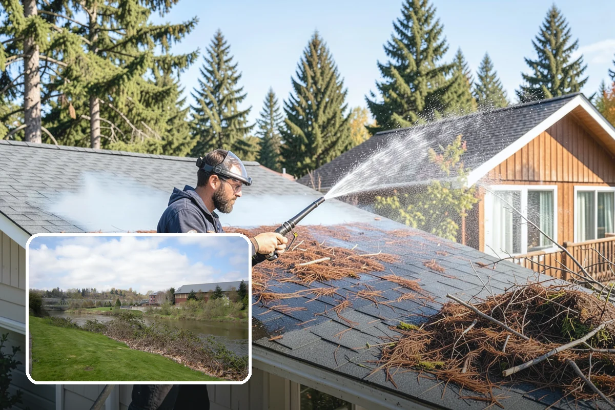 Asphalt Driveway Cleaning in Tukwila, King County, WA - Cleans without dislodging asphalt aggregate