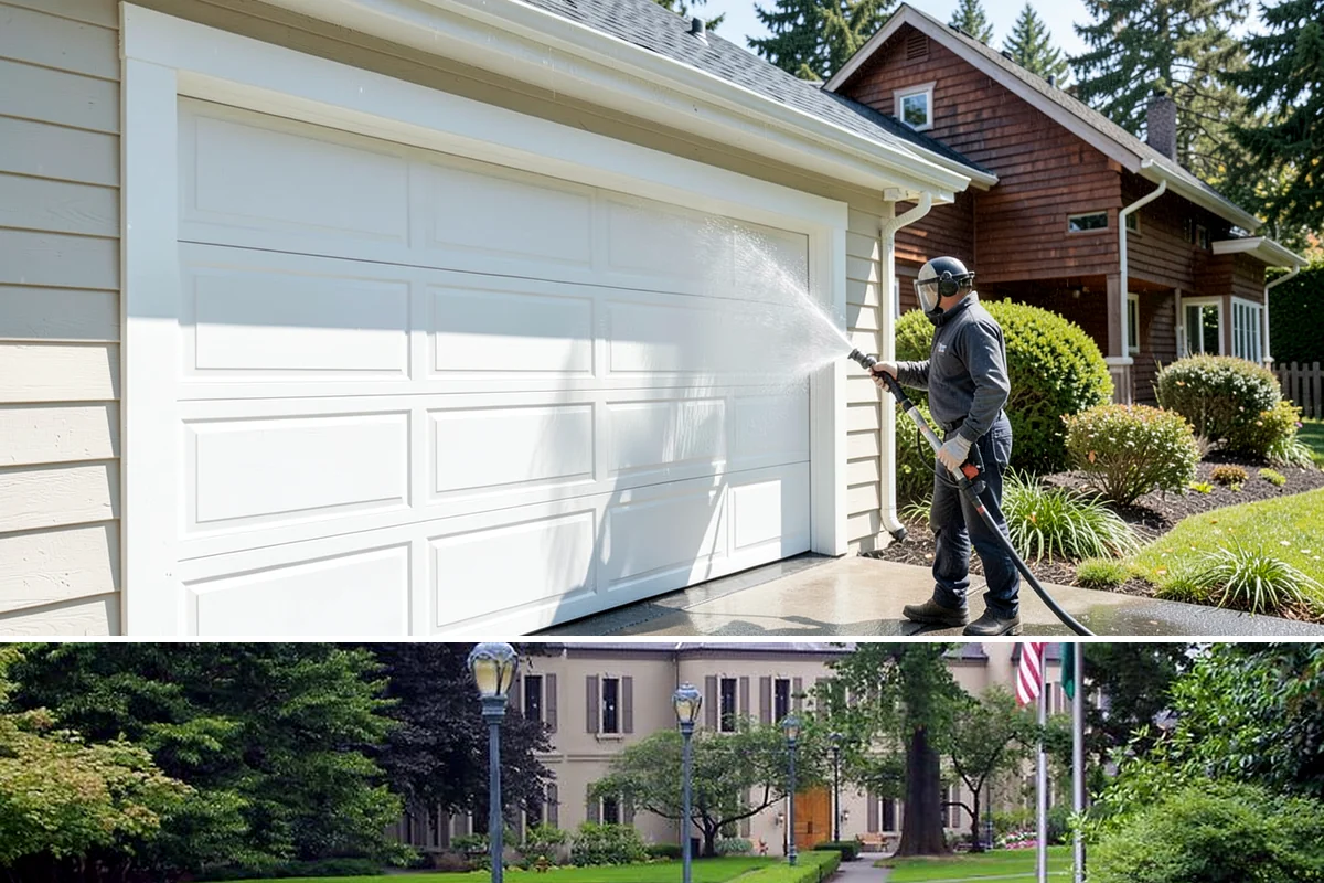 Asphalt Driveway Cleaning in Woodinville, King County, WA - Warm, dry days are best so the porous asphalt can dry fully after cleaning.