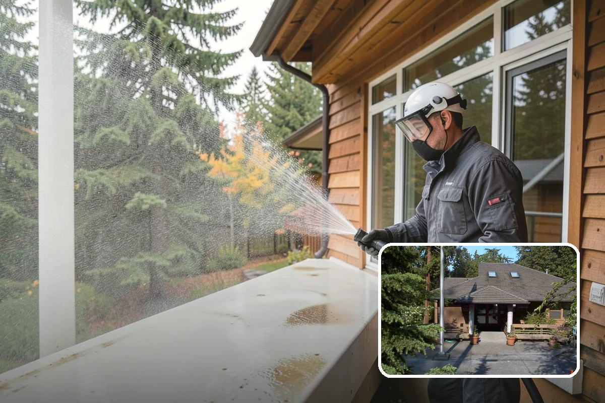 Asphalt Driveway Cleaning in Yarrow Point, King County, WA - Cleans without dislodging asphalt aggregate