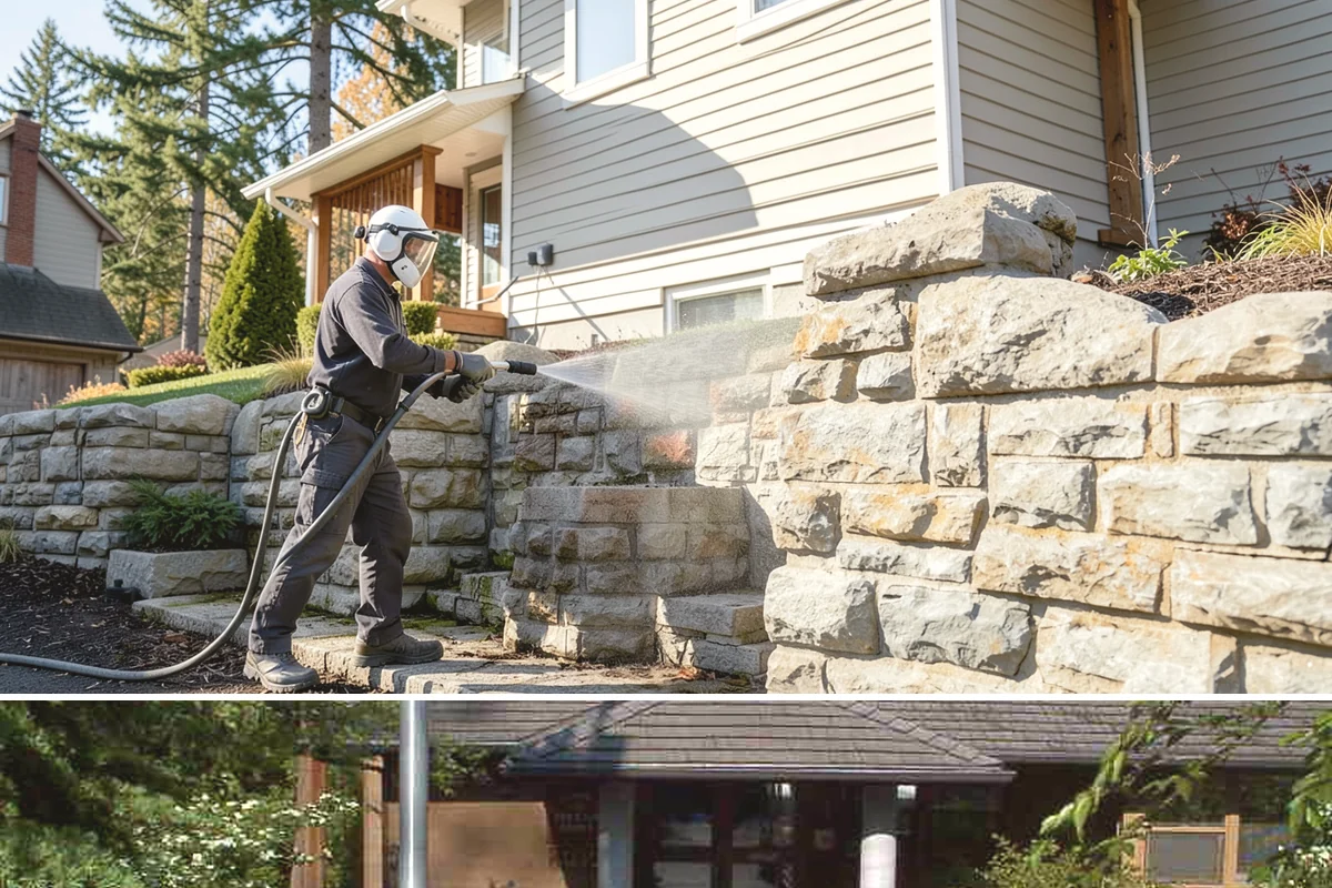 Asphalt Driveway Cleaning in Yarrow Point, King County, WA - Warm, dry days are best so the porous asphalt can dry fully after cleaning.