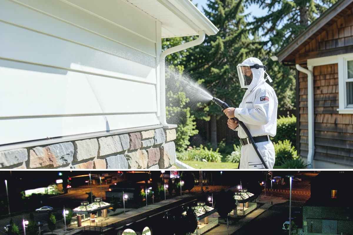 Asphalt Shingle Roof Cleaning in Auburn, King County, WA - Plan shingle treatments for the drier summer window when solutions can fully break the algae down.