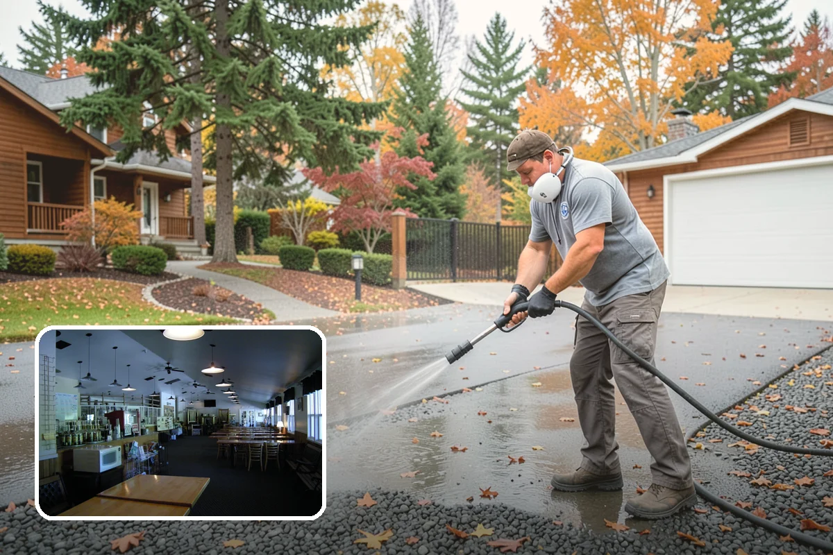 Asphalt Shingle Roof Cleaning in Black Diamond, King County, WA - Eliminates unsightly black streaks and restores an even roof color