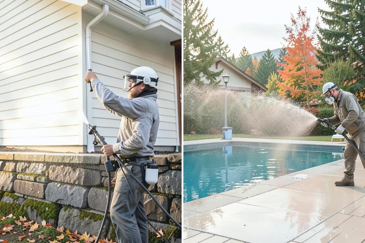 Asphalt Shingle Roof Cleaning in Buckley, Pierce County, WA - Walk the roof to note streaking, moss clumps, and worn areas