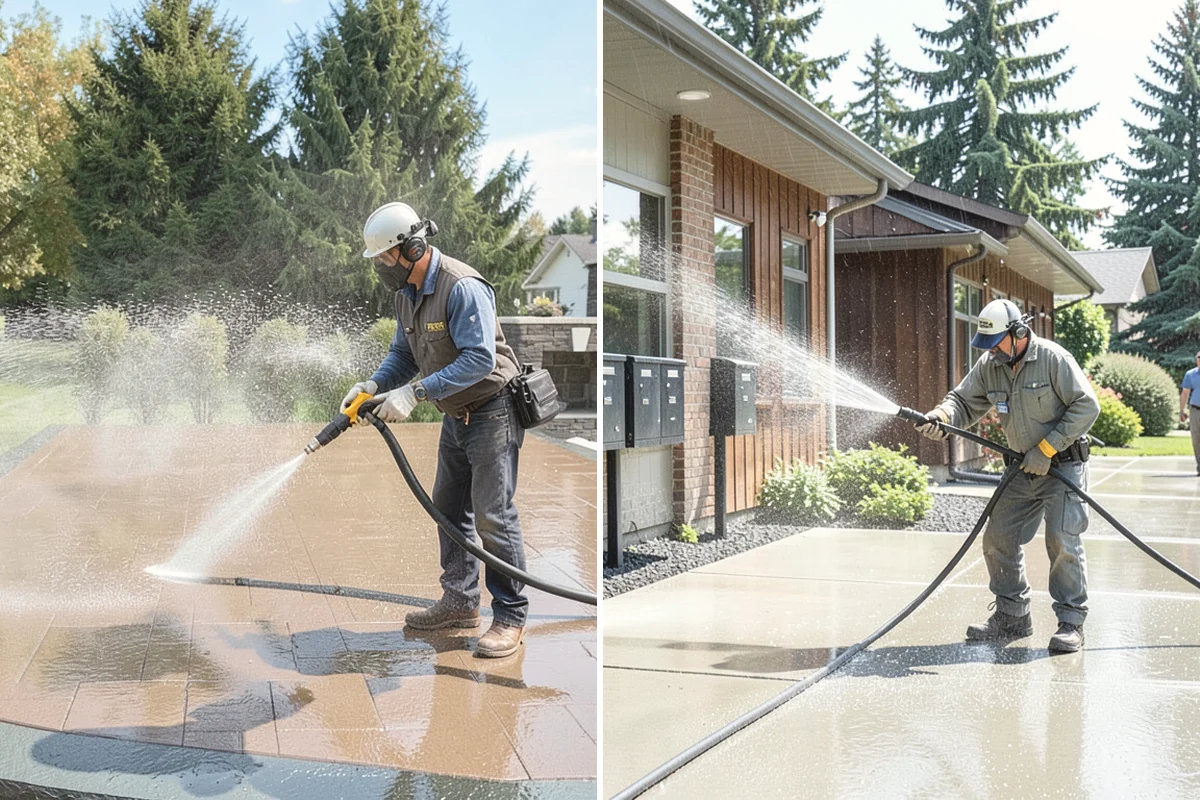 Asphalt Shingle Roof Cleaning in Burien, King County, WA - Walk the roof to note streaking, moss clumps, and worn areas