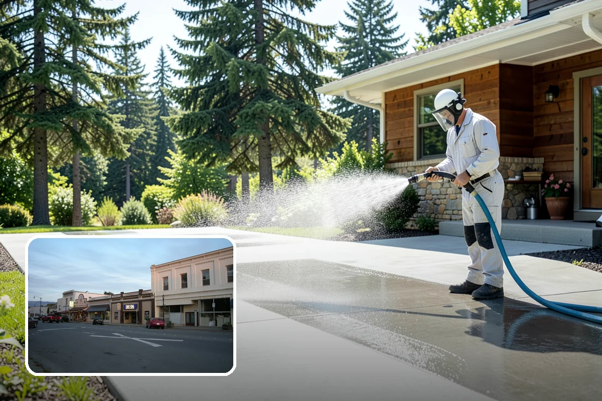 Asphalt Shingle Roof Cleaning in Burlington, Skagit County, WA - Eliminates unsightly black streaks and restores an even roof color