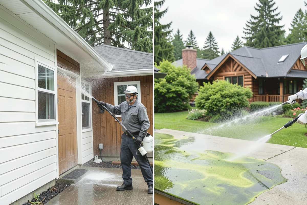 Asphalt Shingle Roof Cleaning in Burlington, Skagit County, WA - Walk the roof to note streaking, moss clumps, and worn areas