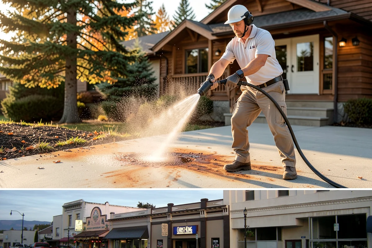 Asphalt Shingle Roof Cleaning in Burlington, Skagit County, WA - Plan shingle treatments for the drier summer window when solutions can fully break the algae down.