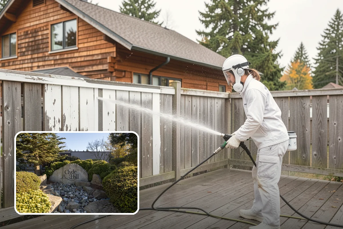 Asphalt Shingle Roof Cleaning in Clyde Hill, King County, WA - Eliminates unsightly black streaks and restores an even roof color