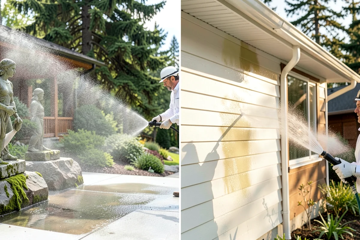 Asphalt Shingle Roof Cleaning in Concrete, Skagit County, WA - Walk the roof to note streaking, moss clumps, and worn areas