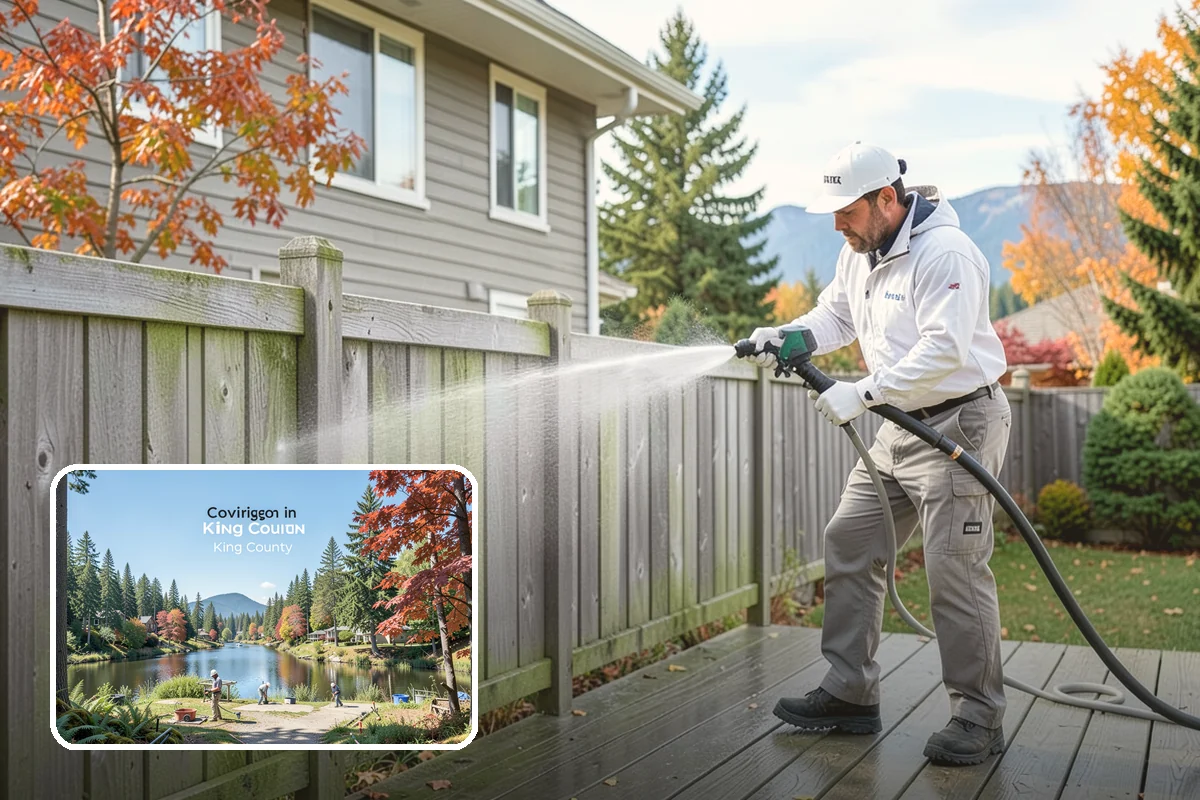 Asphalt Shingle Roof Cleaning in Covington, King County, WA - Eliminates unsightly black streaks and restores an even roof color