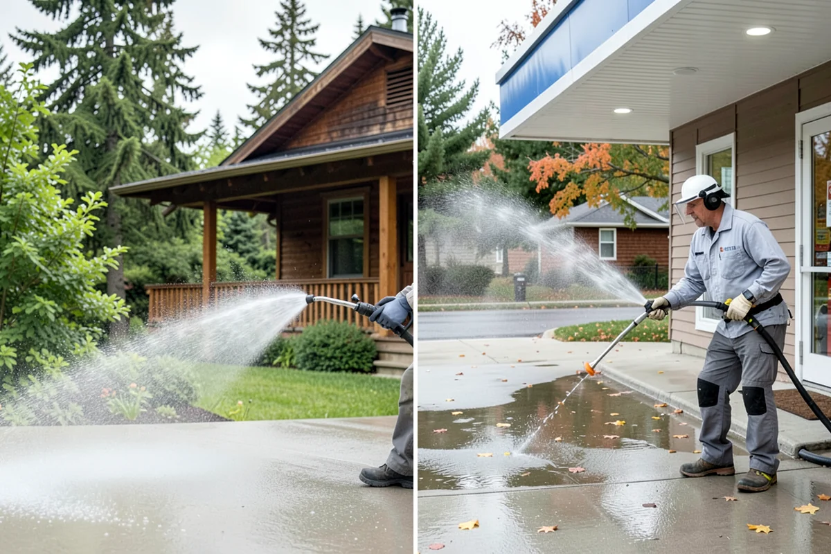 Asphalt Shingle Roof Cleaning in DuPont, Pierce County, WA - Walk the roof to note streaking, moss clumps, and worn areas