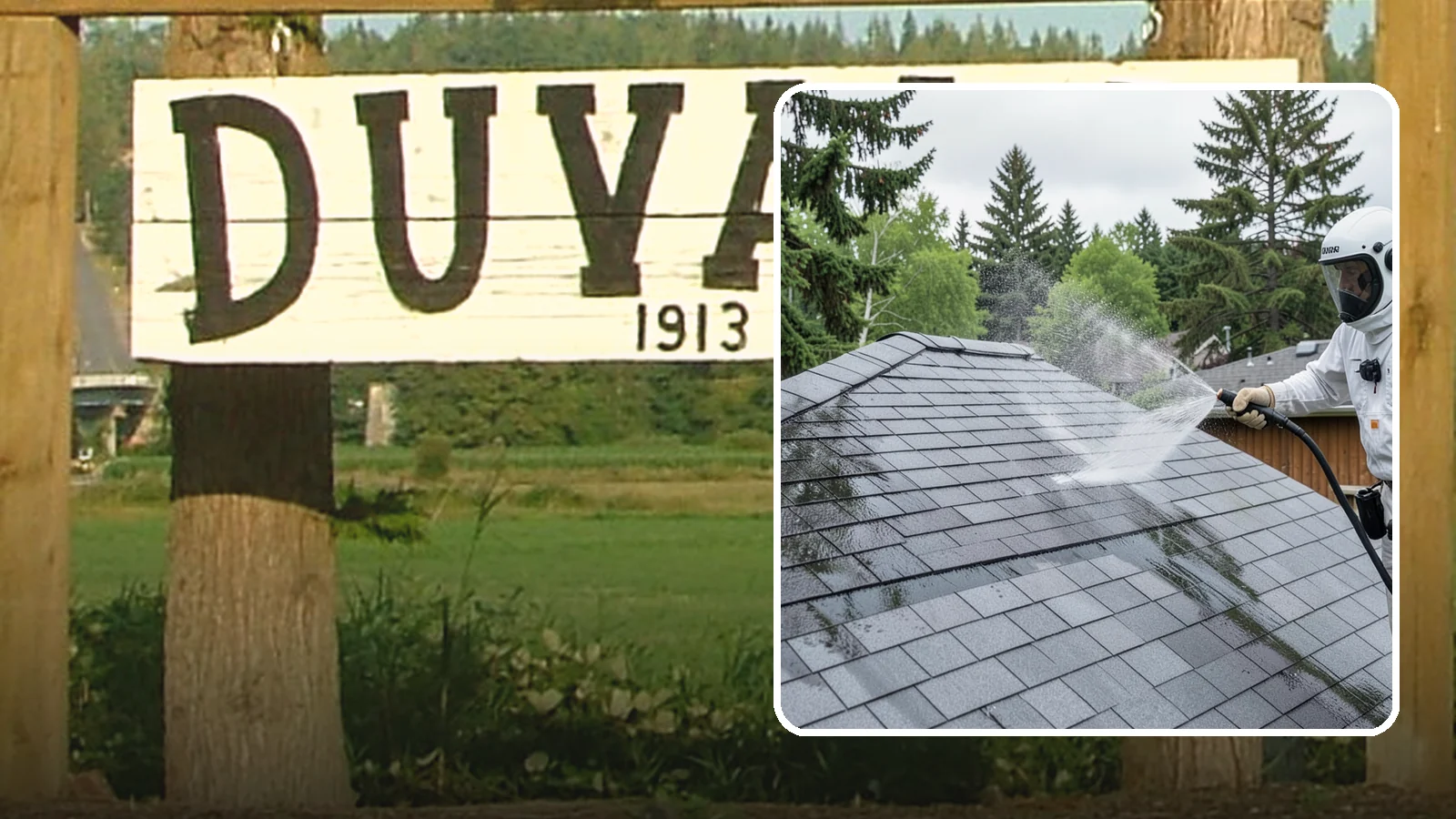 Asphalt Shingle Roof Cleaning in Duvall, King County, WA - Specialized cleaning for asphalt and composition shingle roofs that removes the black streaks common across Washington...