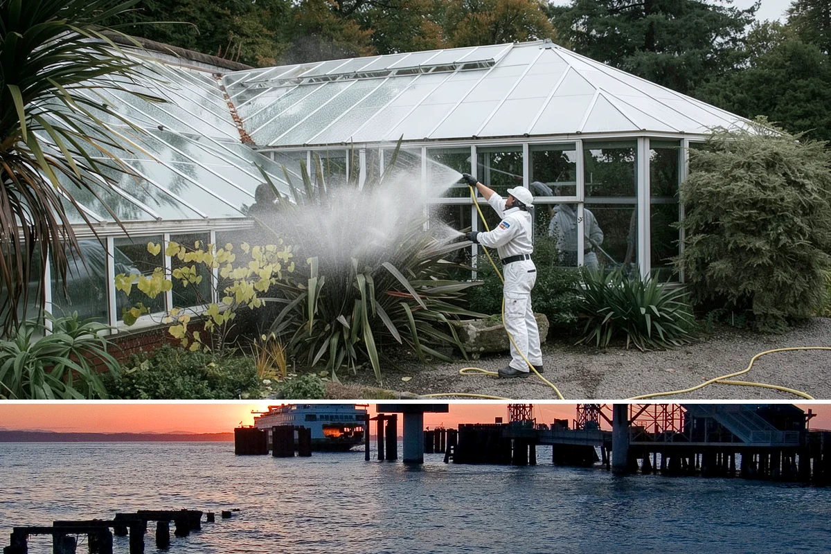 Asphalt Shingle Roof Cleaning in Edmonds, Snohomish County, WA - Plan shingle treatments for the drier summer window when solutions can fully break the algae down.