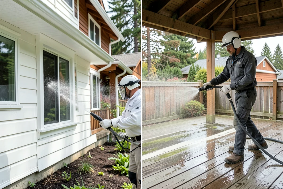 Asphalt Shingle Roof Cleaning in Enumclaw, King County, WA - Walk the roof to note streaking, moss clumps, and worn areas