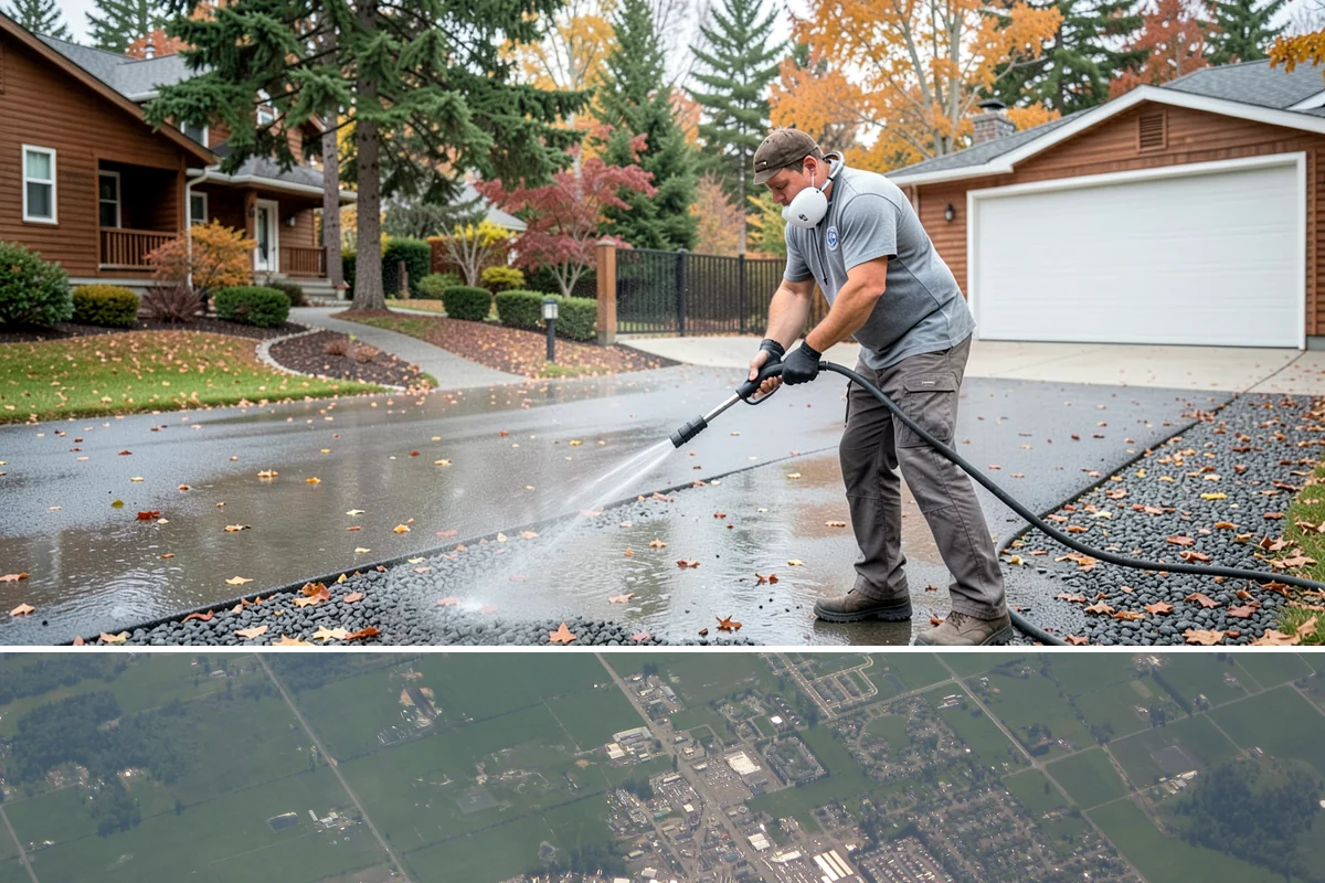 Asphalt Shingle Roof Cleaning in Enumclaw, King County, WA - Plan shingle treatments for the drier summer window when solutions can fully break the algae down.