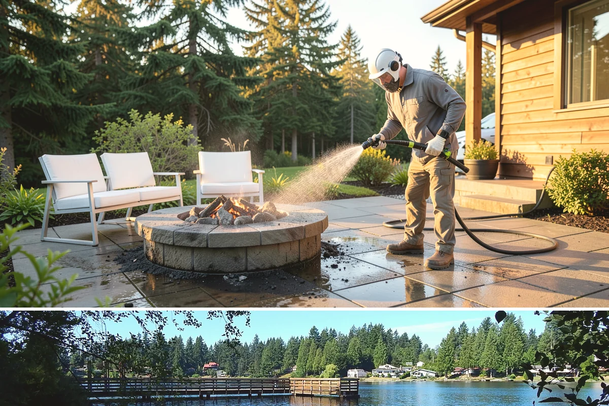Asphalt Shingle Roof Cleaning in Federal Way, King County, WA - Plan shingle treatments for the drier summer window when solutions can fully break the algae down.