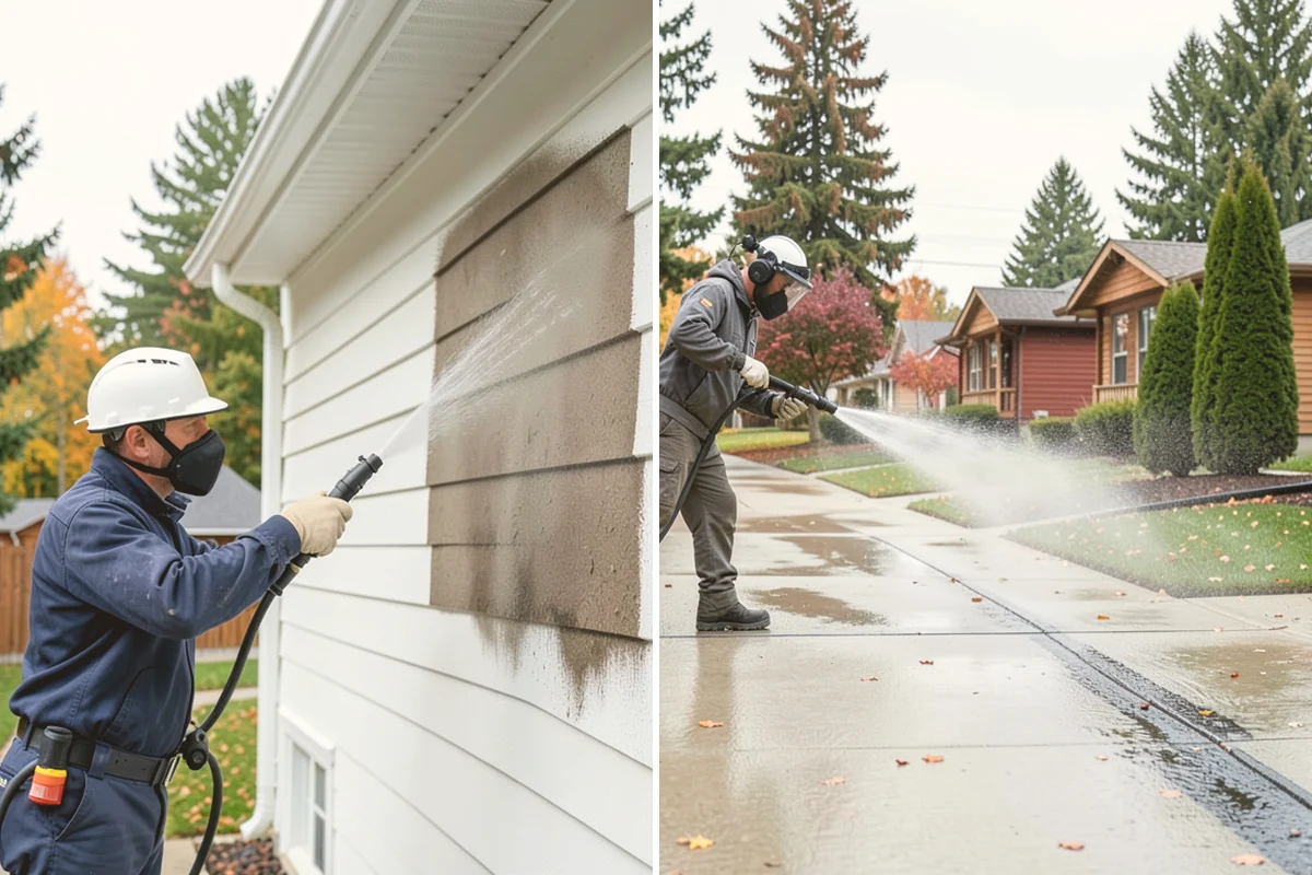 Asphalt Shingle Roof Cleaning in Fife, Pierce County, WA - Walk the roof to note streaking, moss clumps, and worn areas