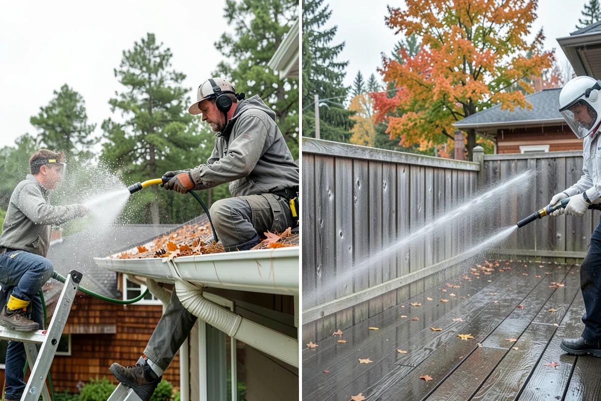 Asphalt Shingle Roof Cleaning in Gig Harbor, Pierce County, WA - Walk the roof to note streaking, moss clumps, and worn areas