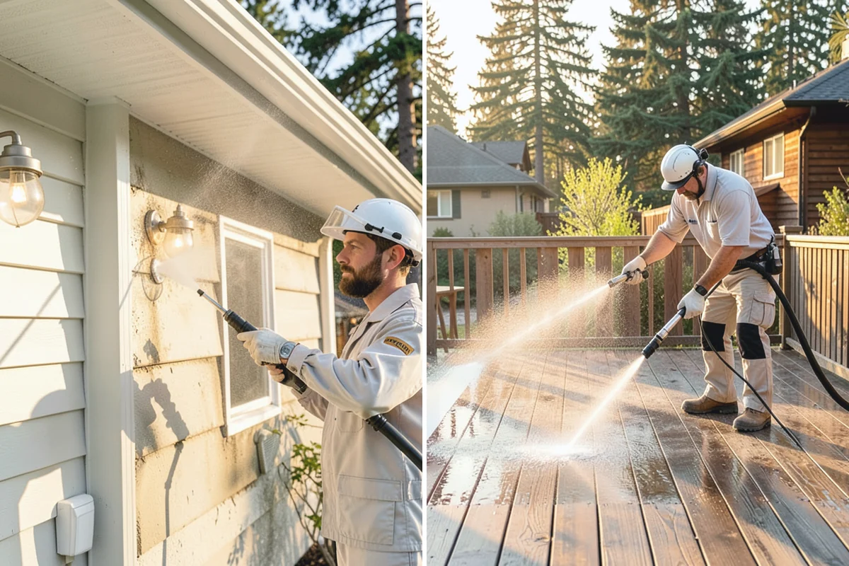 Asphalt Shingle Roof Cleaning in Granite Falls, Snohomish County, WA - Walk the roof to note streaking, moss clumps, and worn areas