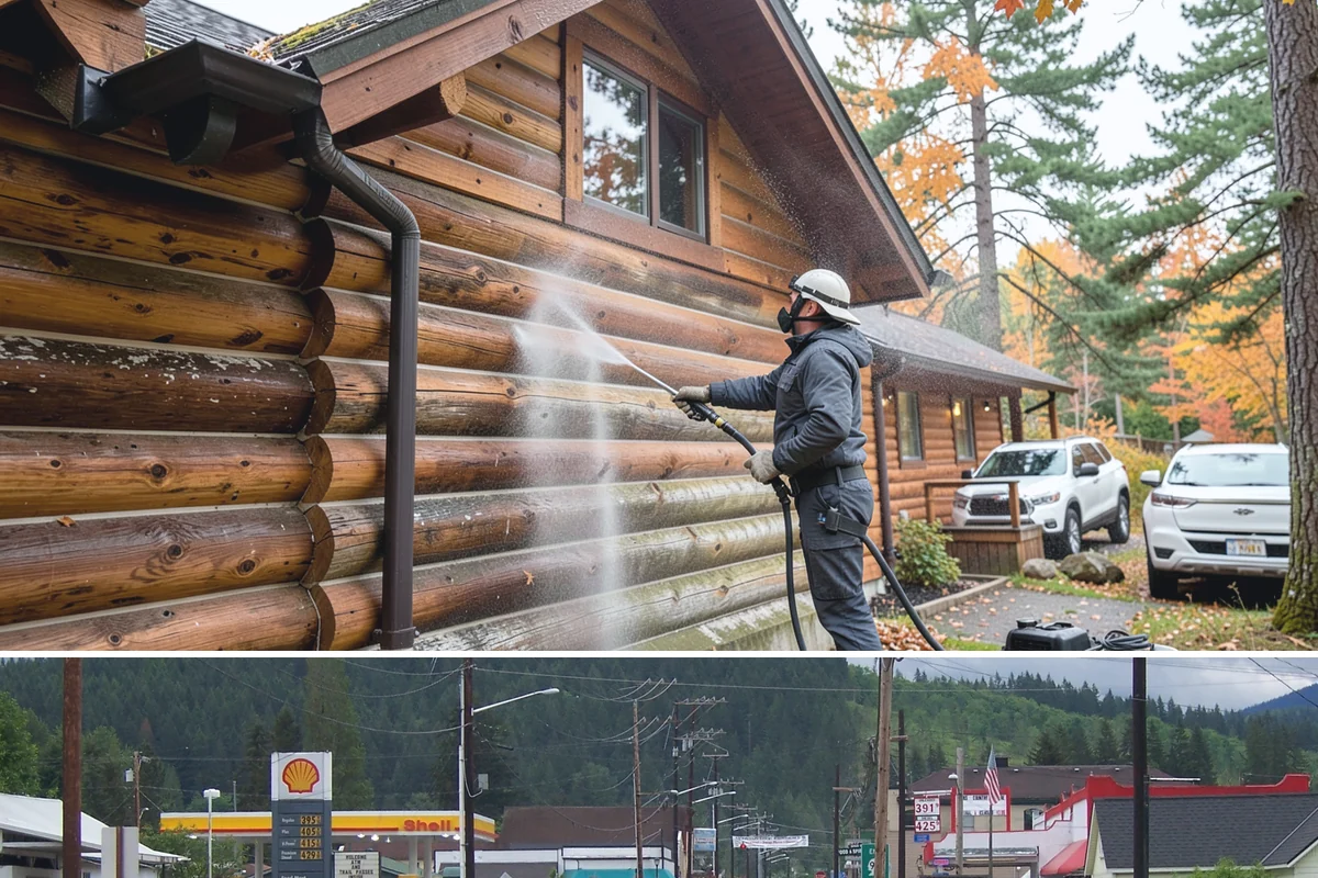 Asphalt Shingle Roof Cleaning in Granite Falls, Snohomish County, WA - Plan shingle treatments for the drier summer window when solutions can fully break the algae down.