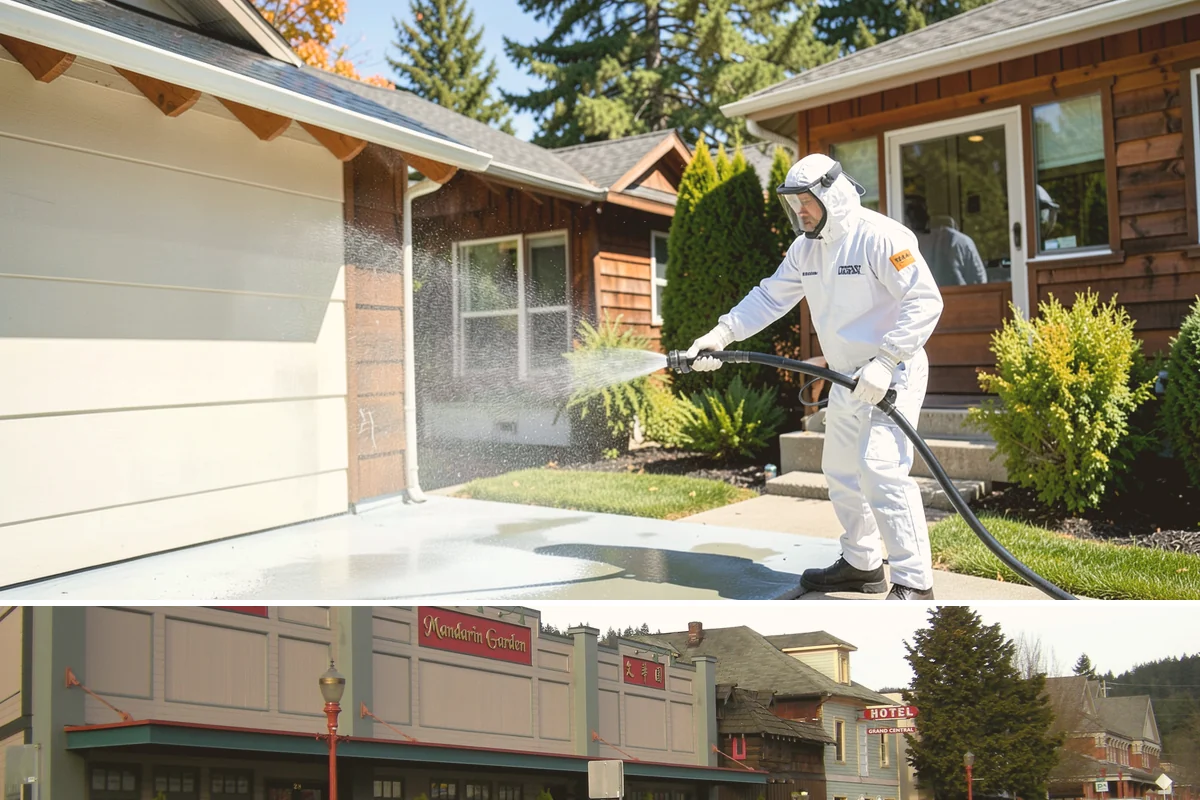 Asphalt Shingle Roof Cleaning in Issaquah, King County, WA - Plan shingle treatments for the drier summer window when solutions can fully break the algae down.