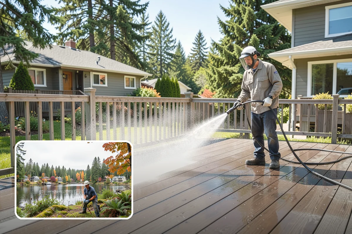 Asphalt Shingle Roof Cleaning in La Conner, Skagit County, WA - Eliminates unsightly black streaks and restores an even roof color