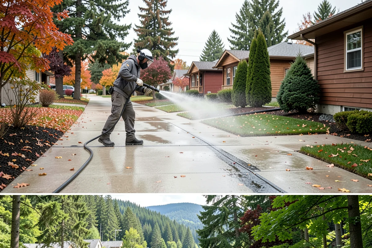 Asphalt Shingle Roof Cleaning in Lake Forest Park, King County, WA - Plan shingle treatments for the drier summer window when solutions can fully break the algae down.