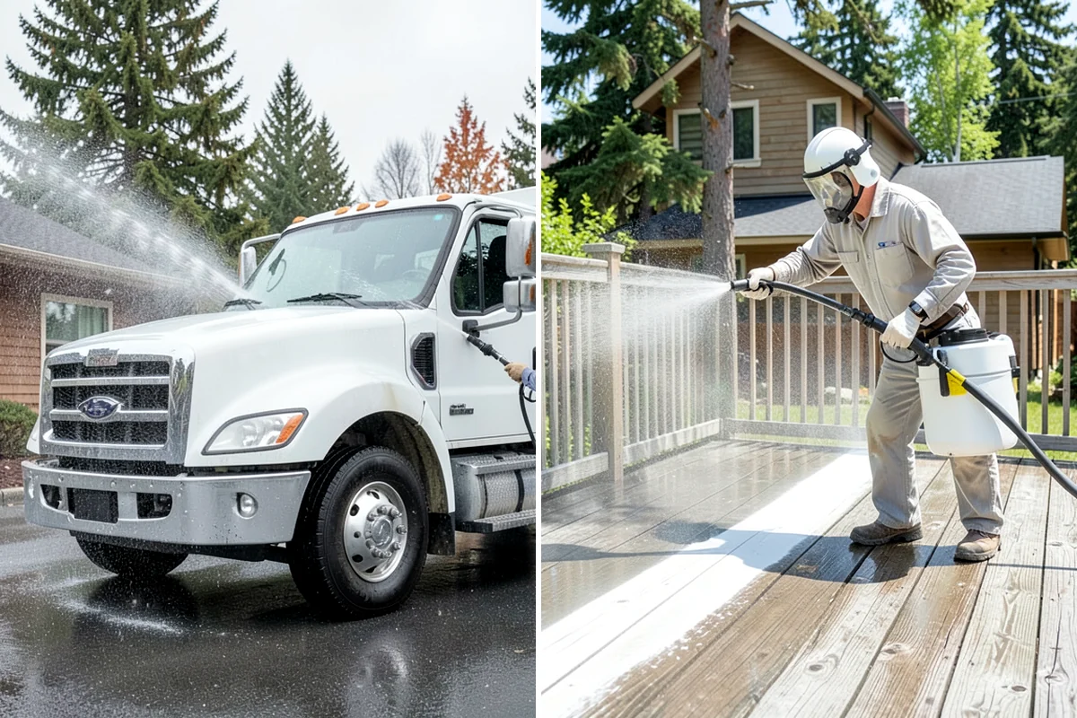 Asphalt Shingle Roof Cleaning in Lakewood, Pierce County, WA - Walk the roof to note streaking, moss clumps, and worn areas