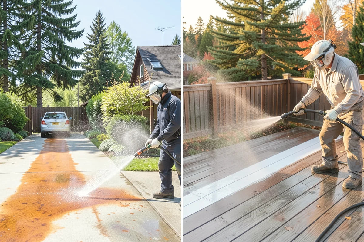 Asphalt Shingle Roof Cleaning in Mercer Island, King County, WA - Walk the roof to note streaking, moss clumps, and worn areas