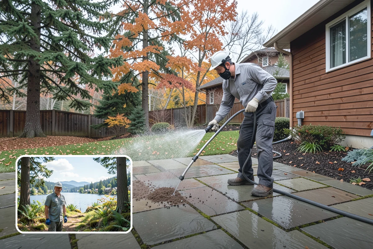 Asphalt Shingle Roof Cleaning in Milton, King County, WA - Eliminates unsightly black streaks and restores an even roof color