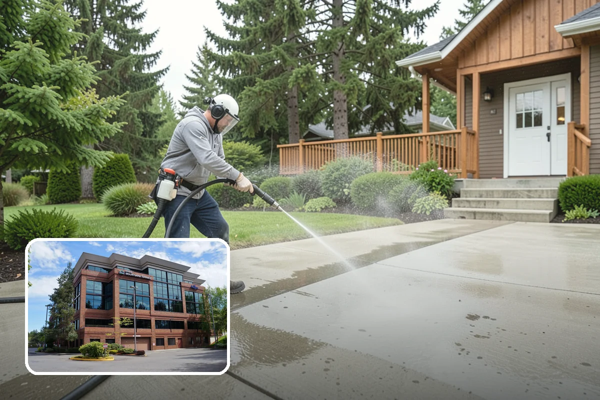 Asphalt Shingle Roof Cleaning in Mountlake Terrace, Snohomish County, WA - Eliminates unsightly black streaks and restores an even roof color