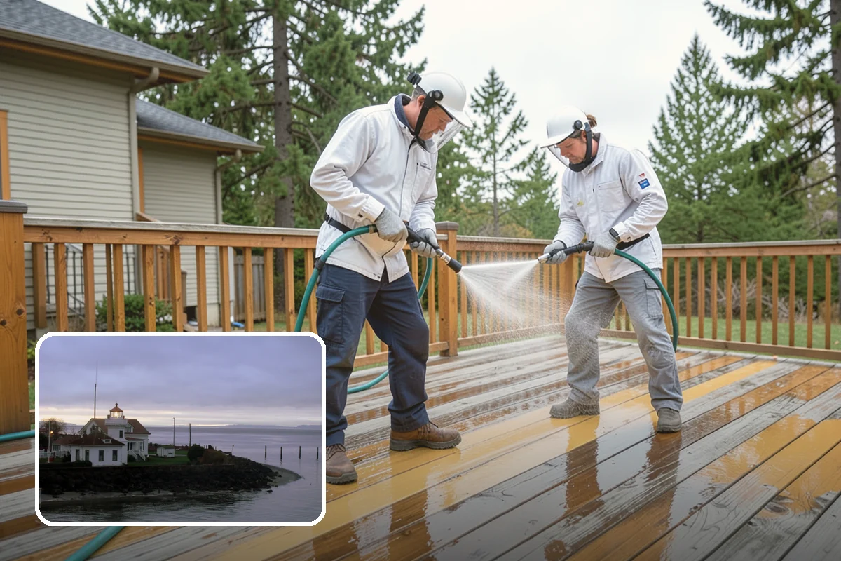 Asphalt Shingle Roof Cleaning in Mukilteo, Snohomish County, WA - Eliminates unsightly black streaks and restores an even roof color